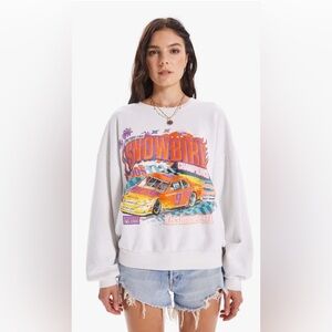 Mother Denim The Drop Square Sweatshirt - Snowbird